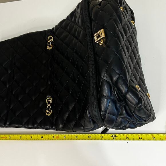 Carthan Black Lunch Bag Purse with Insulated Bottom Pocket New with tag - Picture 7 of 8